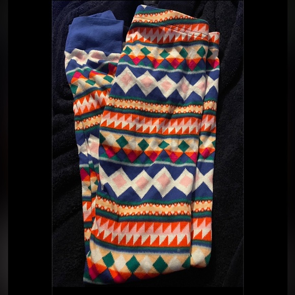 Geo Fair Isle Match The Fam Patterned Pajama Set Sleepover Contrast Stitch Bands - Picture 6 of 13